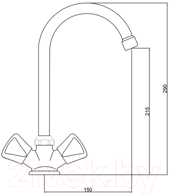 Смеситель Gross Aqua Astra 3740045C-B01