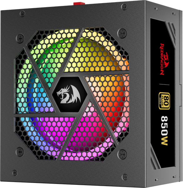 Блок питания для компьютера Redragon RGPS-850W RGB / 70655 - фото