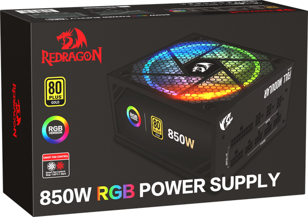 Блок питания для компьютера Redragon RGPS-850W RGB / 70655