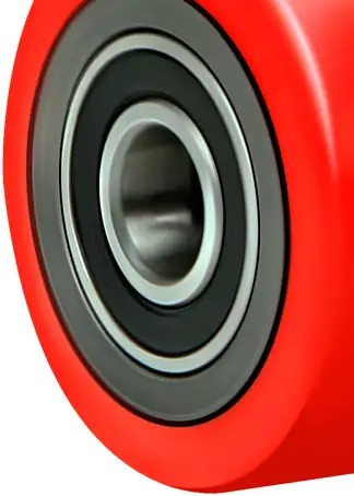 Ролик для тележки складской Longway PU 70х60