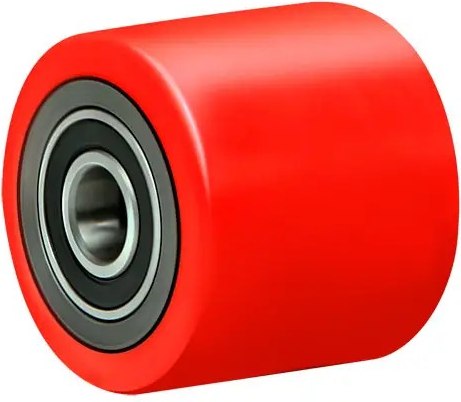 Ролик для тележки складской Longway PU 80х60 - фото