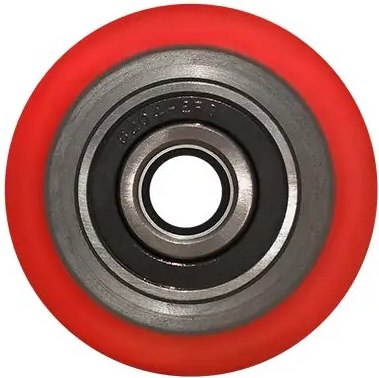 Ролик для тележки складской Longway PU 80х60