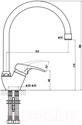 Смеситель Gross Aqua Base 3205258C-B01