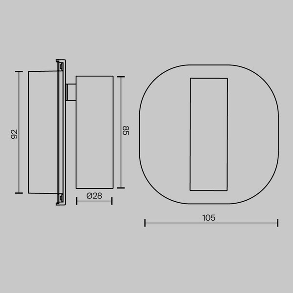 Бра Maytoni Ego C175WL-9W-2.7-4K-W