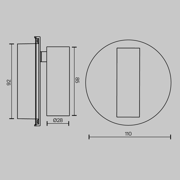 Бра Maytoni Ego C176WL-9W-2.7-4K-MG