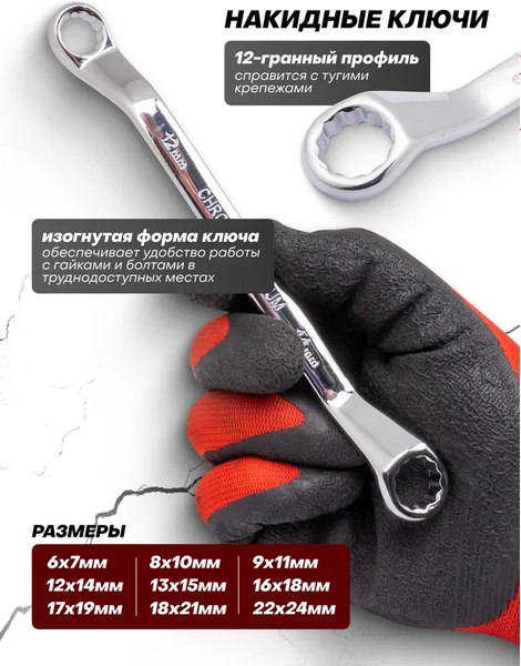 Набор ключей ForceKraft FK-5421MP