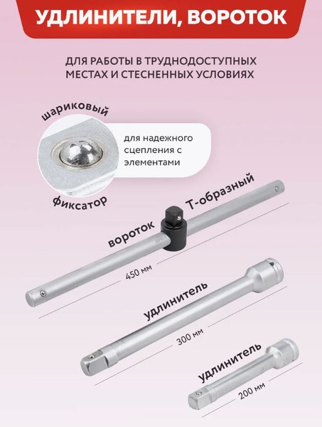 Универсальный набор инструментов ForceKraft FK-6161-5