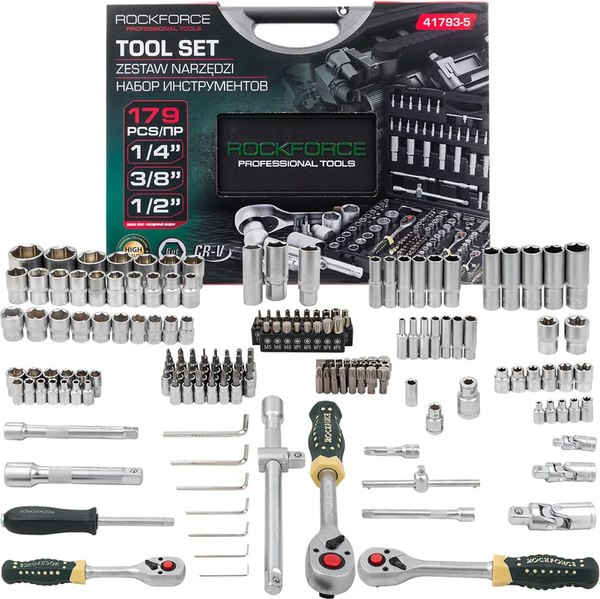 Универсальный набор инструментов RockForce RF-41793-5 - фото