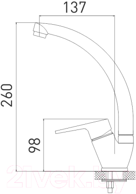 Смеситель Gross Aqua Delta 3205268C-A02