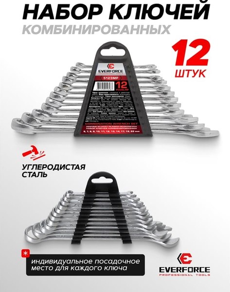 Набор ключей Everforce EF-5123MP