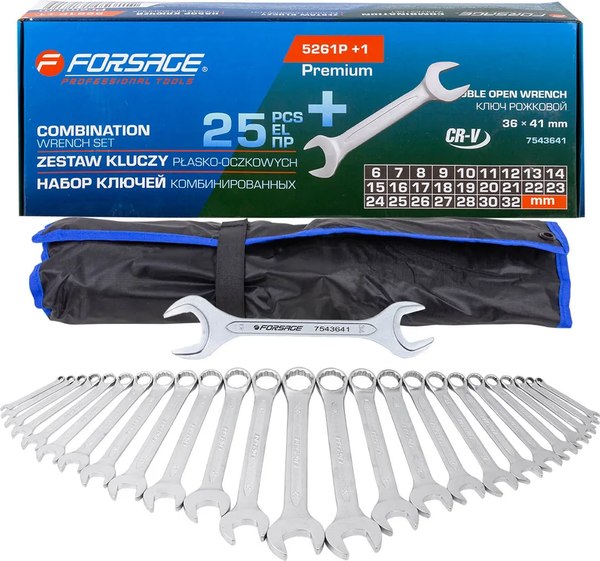 Набор ключей Forsage F-5261P+1 Premium