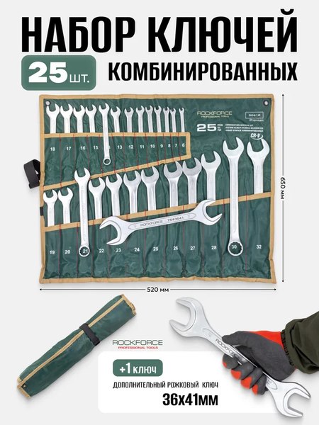 Набор ключей RockForce RF-5261P+1 Premium