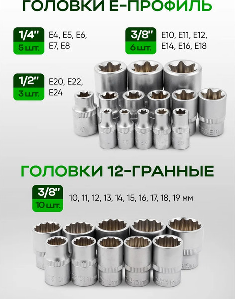 Универсальный набор инструментов RockForce RF-38841+6