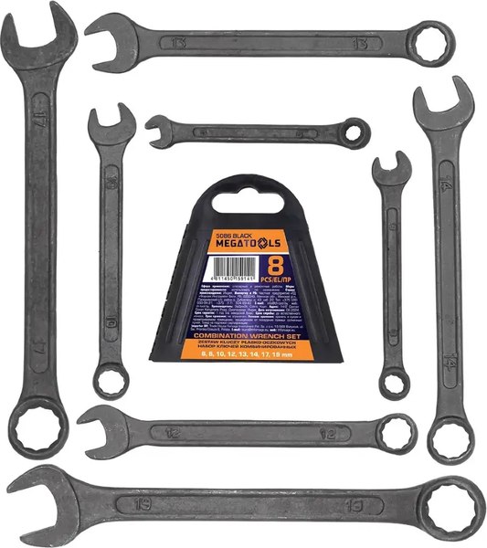 Набор ключей Megatools MT-5086 Black