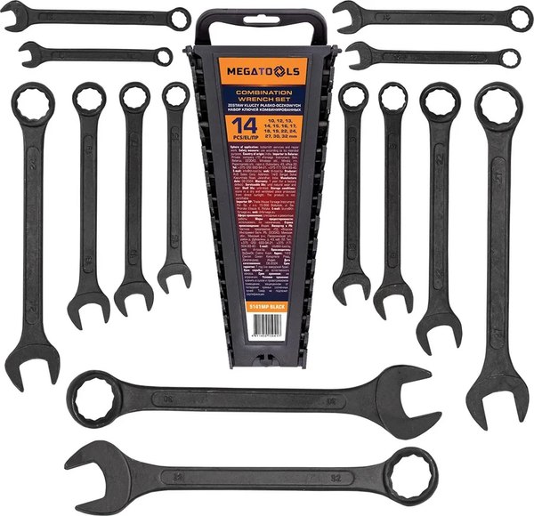Набор ключей Megatools MT-5141MP Black - фото