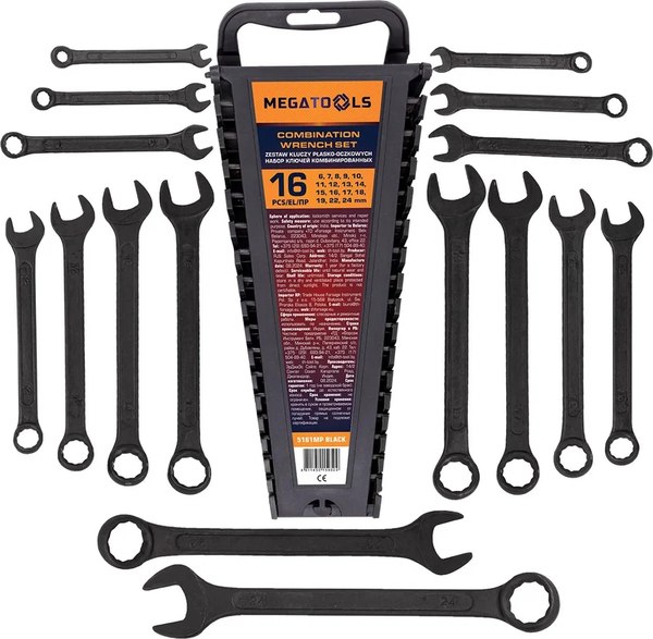 Набор ключей Megatools MT-5161MP Black