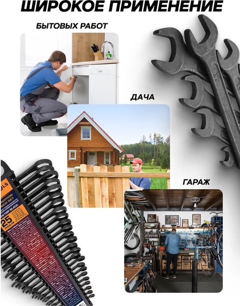 Набор ключей Megatools MT-5261MP Black