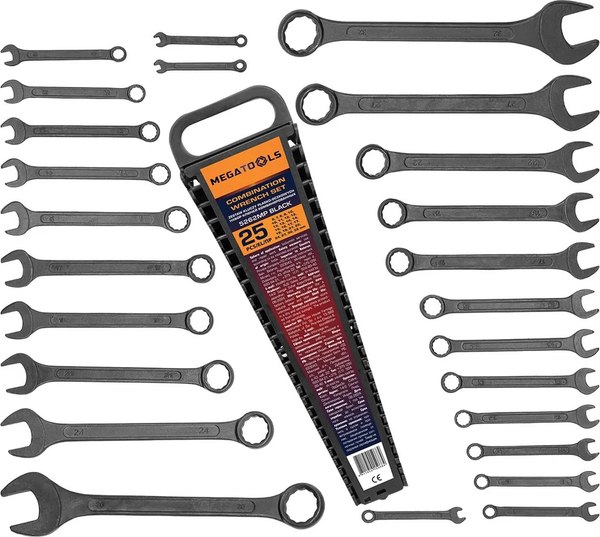 Набор ключей Megatools MT-5262MP Black - фото