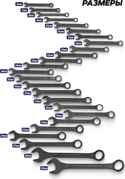 Набор ключей Megatools MT-5262MP Black