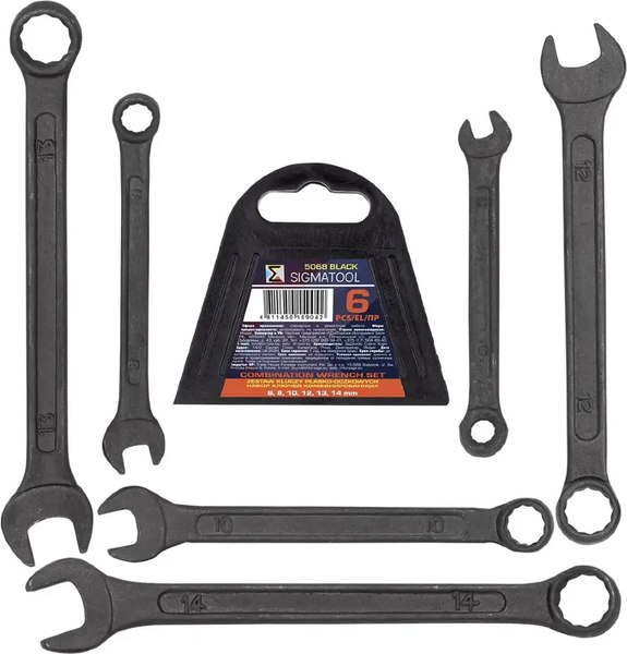 Набор ключей Sigmatool 5068 Black