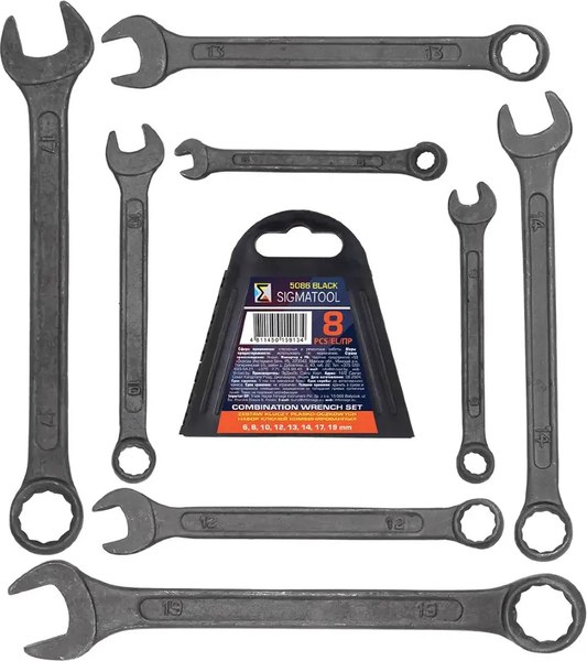 Набор ключей Sigmatool 5086 Black
