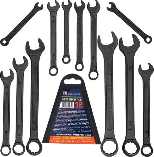 Набор ключей Sigmatool 5123MP Black