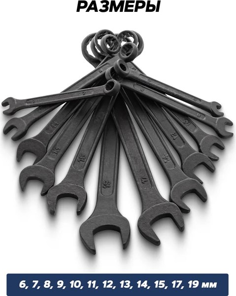 Набор ключей Sigmatool 5124MP Black