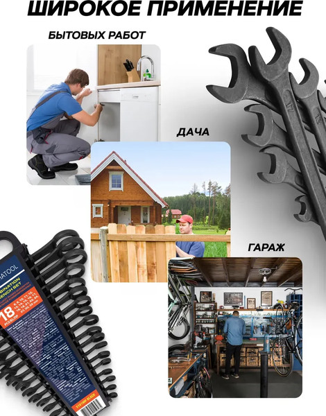 Набор ключей Sigmatool 5181MP Black