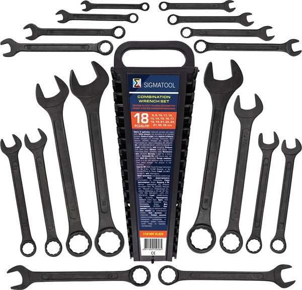 Набор ключей Sigmatool 5181MP Black