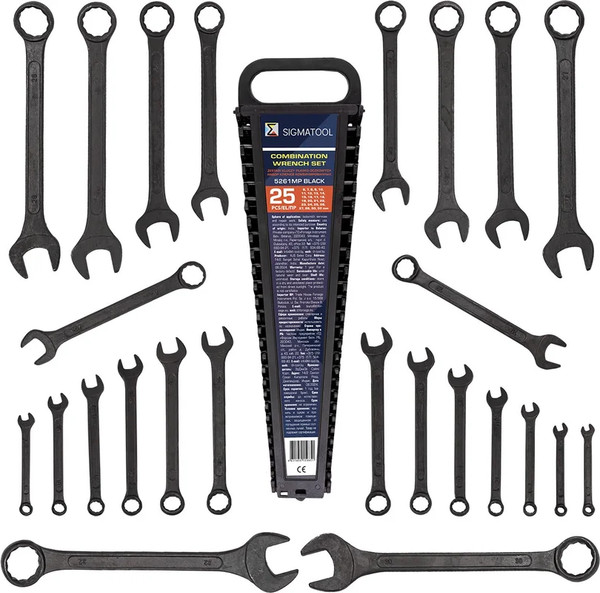 Набор ключей Sigmatool 5261MP Black