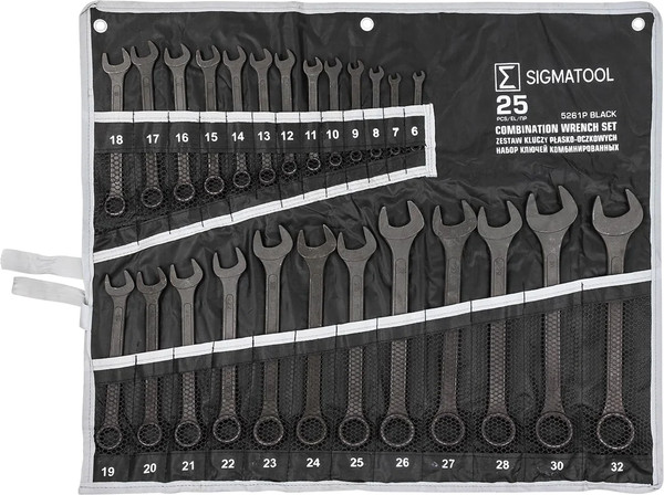 Набор ключей Sigmatool 5261P Black - фото