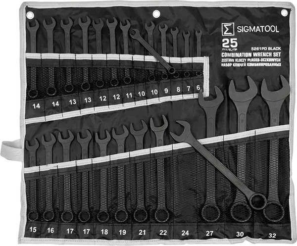 Набор ключей Sigmatool 5261PD Black - фото