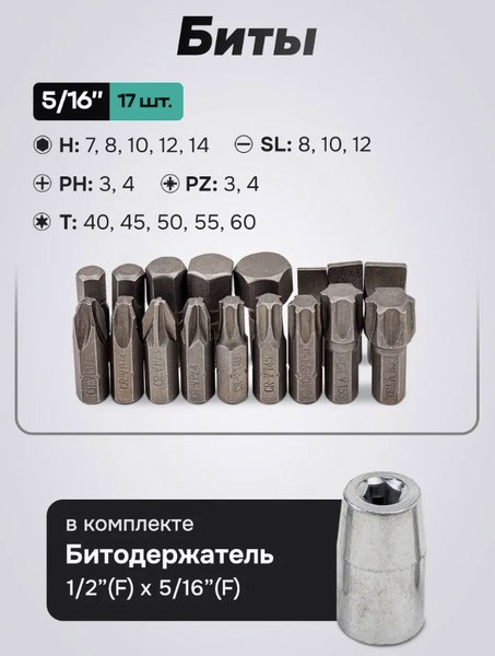 Универсальный набор инструментов FORSandTUNE 41082-5