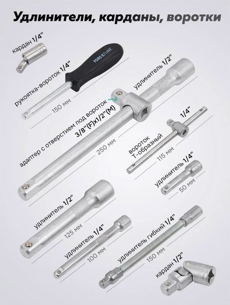 Универсальный набор инструментов FORSandTUNE 4941-5