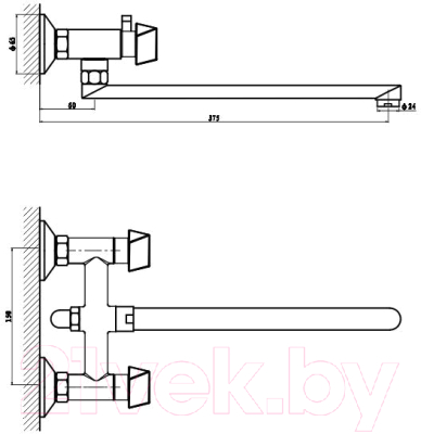 Смеситель Gross Aqua Forma 7016084C-35L(F)