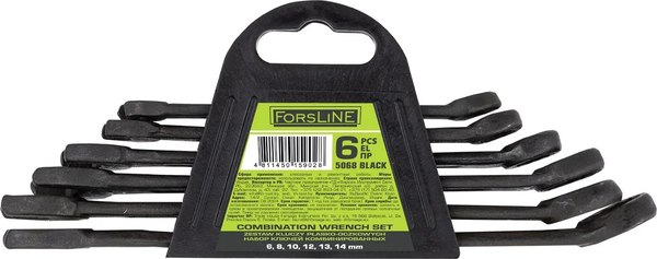 Набор ключей ForsLine FL-5068 Black - фото