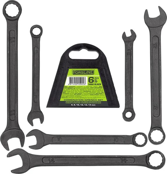 Набор ключей ForsLine FL-5068 Black