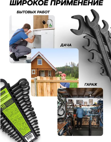 Набор ключей ForsLine FL-5181MP Black