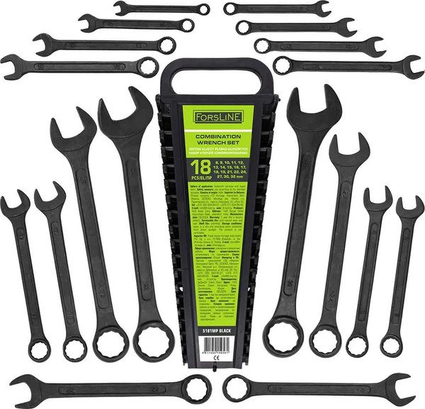 Набор ключей ForsLine FL-5181MP Black