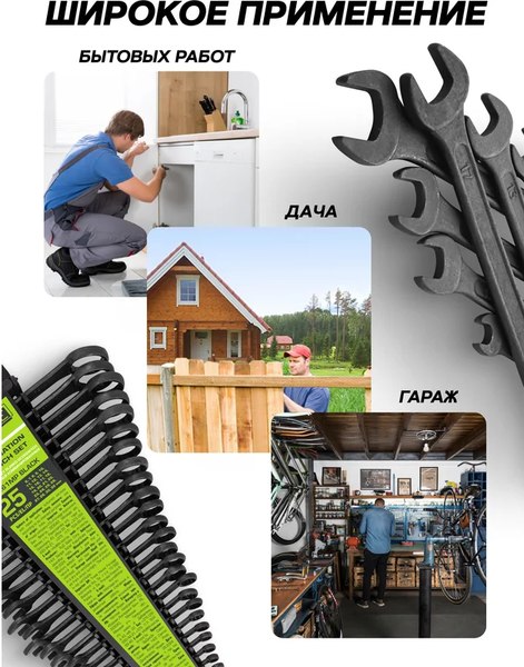 Набор ключей ForsLine FL-5261MP Black