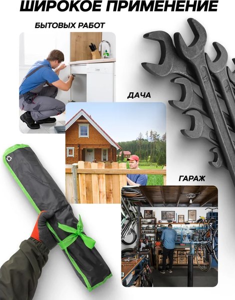 Набор ключей ForsLine FL-5261P Black