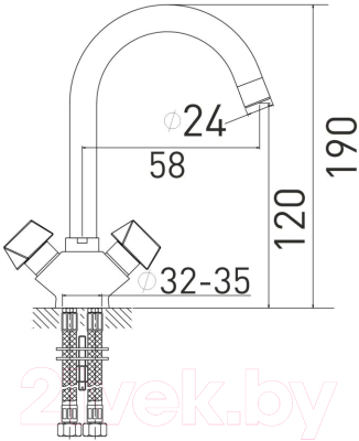 Смеситель Gross Aqua Forma 6015084C-08-6022