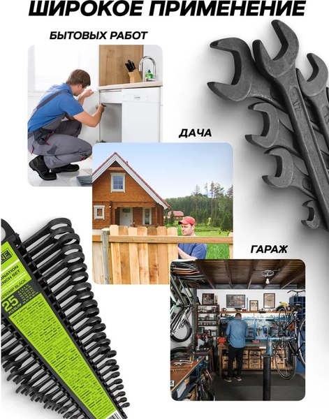 Набор ключей ForsLine FL-5262MP Black