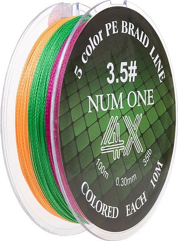 Леска плетеная Ryobi Num One PE4X-100M 3.5/0.310мм - фото
