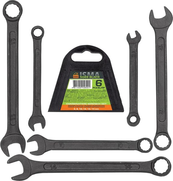 Набор ключей ISMA 5068 Black