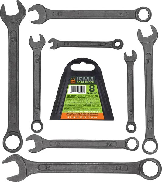 Набор ключей ISMA 5086 Black