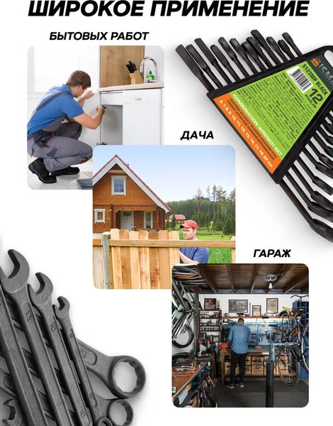 Набор ключей ISMA 5123MP Black