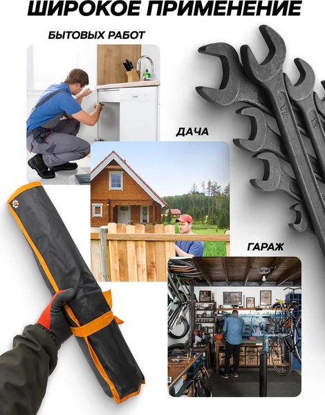 Набор ключей ISMA 5261P Black