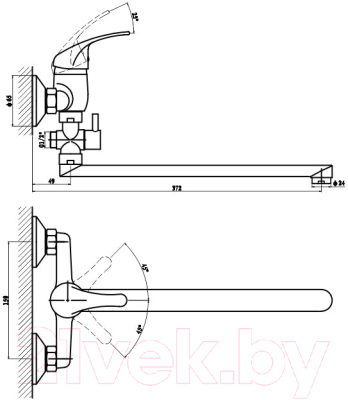 Смеситель Gross Aqua Mini 7210213-35F