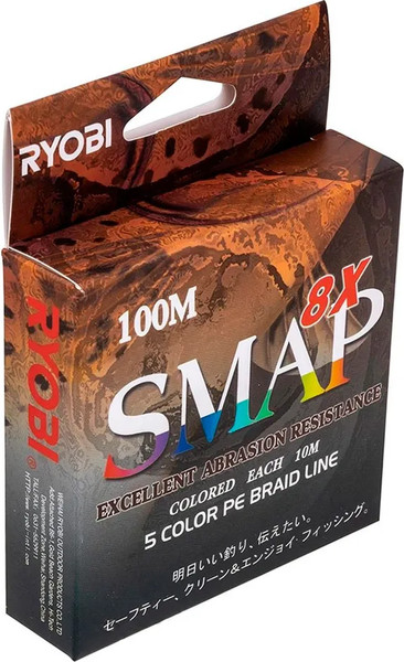 Леска плетеная Ryobi Smap PE8X 0.235мм